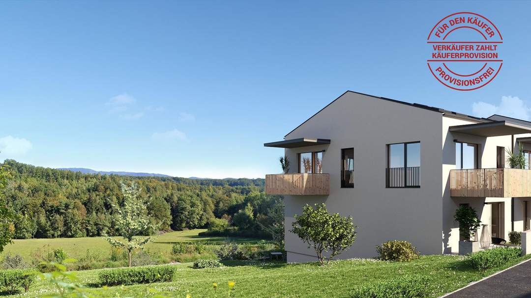 Neubau-Traum im Grünen: Moderne 4-Zimmer-Wohnung mit Schöcklblick bei Graz