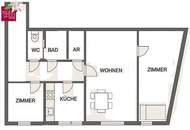 Renovierungsbedürftige 3 Zimmer-Wohnung in 1200 Wien nahe dem Hannovermarkt zum Kauf ** bis März 2026 vermietet - 320.000,00 €