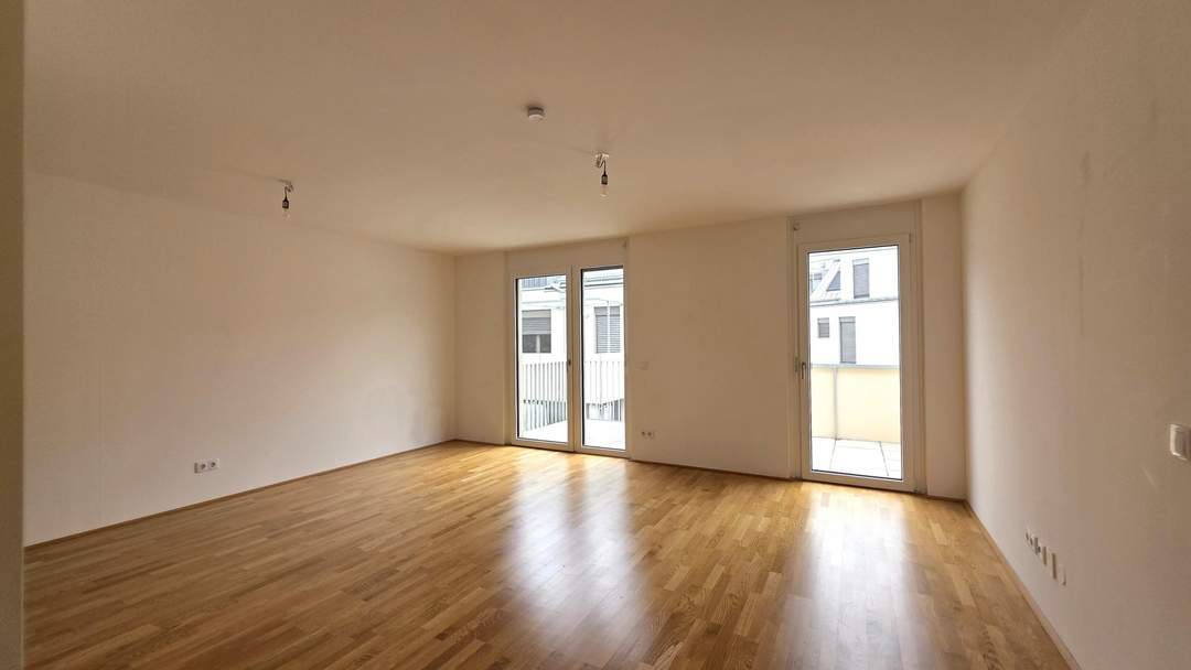 Mailergasse: Ruhige Neubauwohnung mit Kühlung und großem, sonnigen Balkon