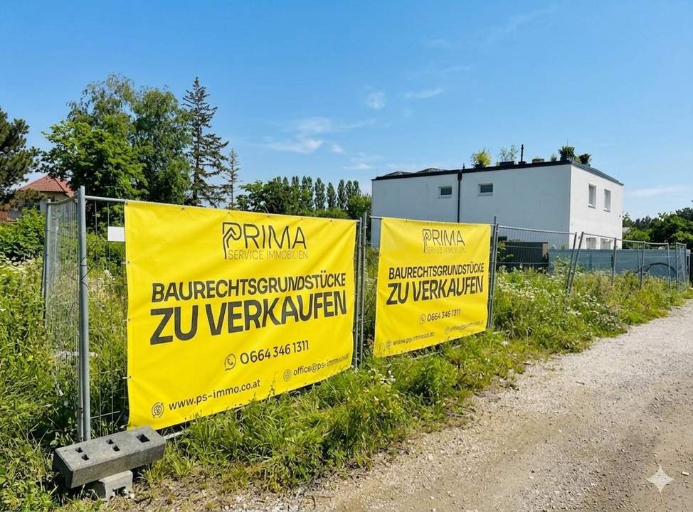 ZUGREIFEN ++ 2 BAURECHTSGRUNDSTÜCKE verfügbar