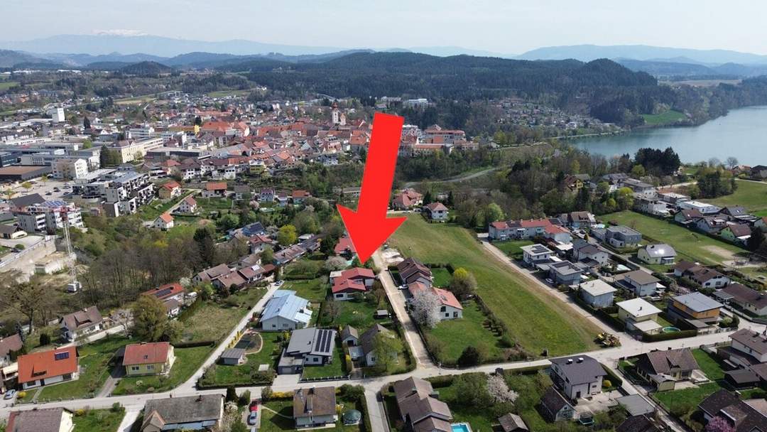 Architektenvilla mit offenem Sichtdachstuhl auf 1.300 m² Traumgrundstück in Völkermarkt
