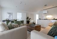 Sonnwendviertel: 1-Zimmer-Wohnung mit Balkon im 14. OG – Fitnessraum, Co-Working & Rooftop-Terrasse inklusive!