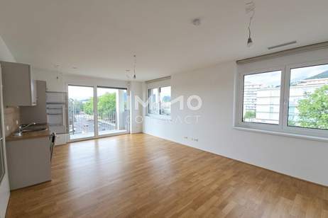 Geförderte SINGLE-Zimmer Wohnung mit Balkon - Straßganger Straße 379a - Top 07, Wohnung-miete, 629,87,€, 8054 Graz(Stadt)