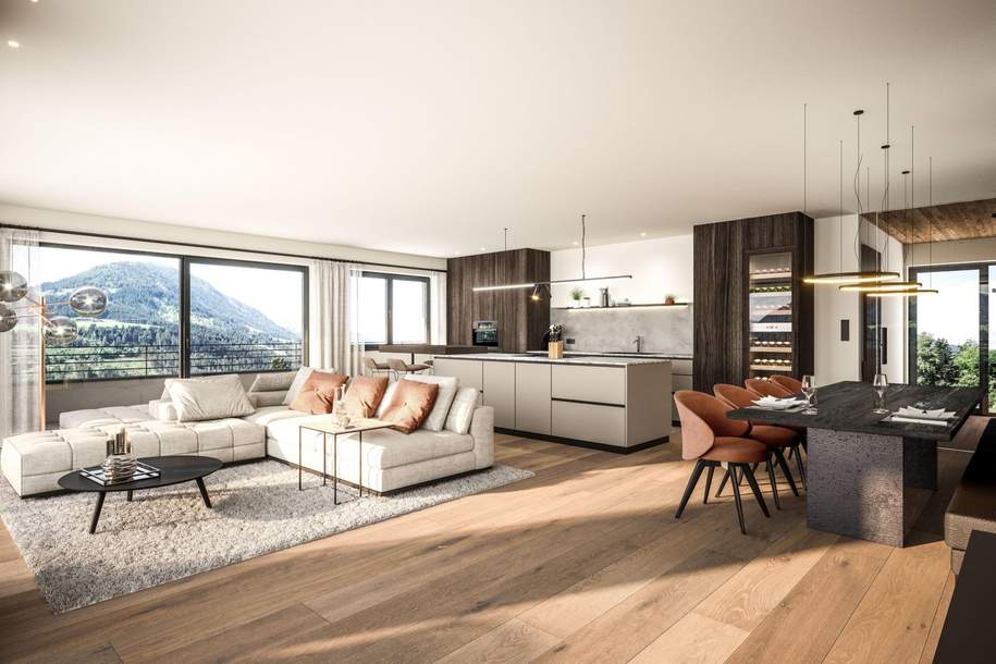 Luxus-Apartment in sonniger Ruhelage mit Bergblick - Erstbezug, Wohnung-kauf, 3.786.000,€, 6365 Kitzbühel