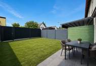 Familientrubel | 5 Schlafzimmer | Südwest-Terrasse und eigener Garten | Spielplatz und Badeteich ums Eck | Tiefgaragenstellplatz