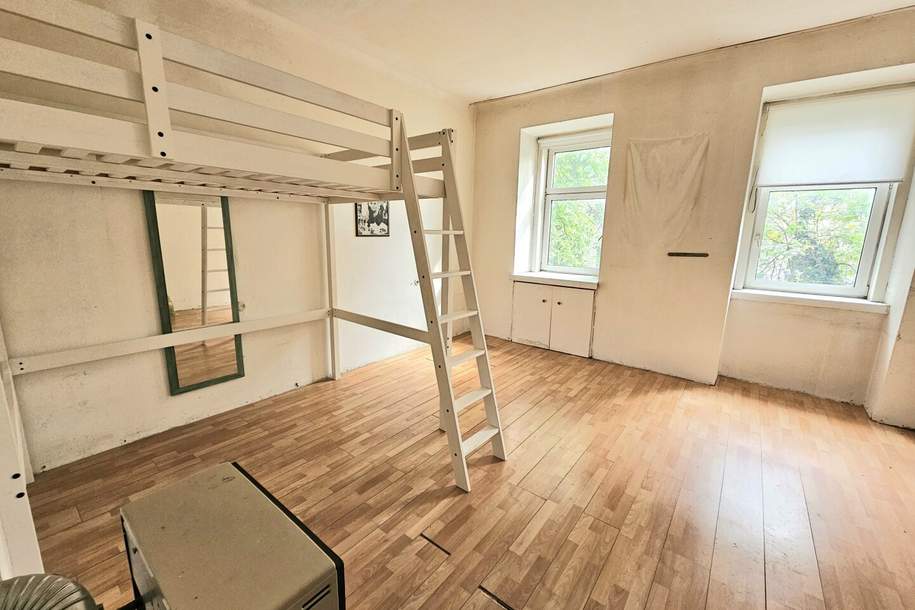 Sanierungsbedürftige Studentenwohnung im Herzen von Stadlau..., Wohnung-kauf, 109.000,€, 1220 Wien 22., Donaustadt