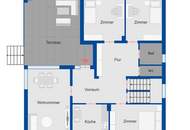 *ORTSRANDLAGE:* Wohnhaus mit sehr schönem, ebenen Garten und großzügigem Grundstück.