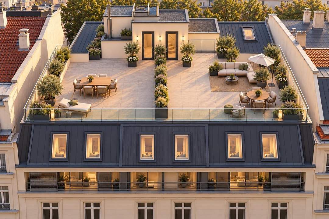 Penthouse-Feeling in der Wurlitzergasse: Vollsaniertes DG-Juwel mit gigantischer Dachterrasse!