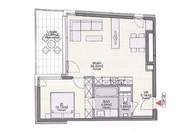 Top moderne, neuwertige Mietwohnung mit 11m² westseitigem Balkon - AB SEPTEMBER!!