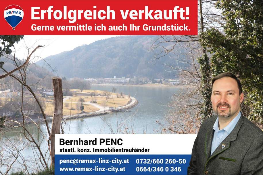 Dieser Baugrund mit Donaublick ist verkauft!!, Grund und Boden-kauf, 4360 Perg