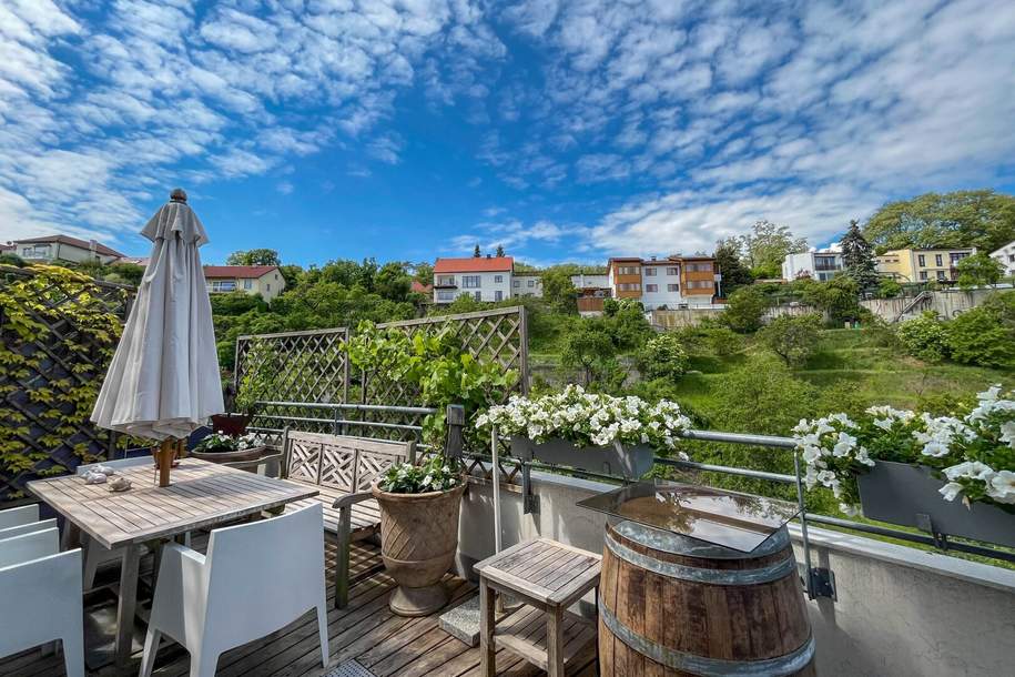 Atemberaubende Dachterrassenwohnung mit Kremstal-Blick im spektakulären "Punkthaus" - fußläufig in die Altstadt, Wohnung-kauf, 360.000,€, 3500 Krems an der Donau(Stadt)