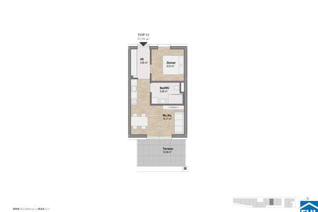 Penthouse und klassische Wohnungen in Geidorf: UrbanGreenGeidorf, Wohnung-kauf, 199.305,€, 8010 Graz(Stadt)