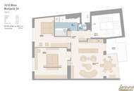 Luxuriöse 3-Zimmer-Dachgeschoßwohnung in erstklassiger Innenstadtlage Nähe Stadtpark