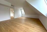 ERSTBEZUG, Salesianergasse, klimatisiertes 91 m2 Dachgeschoss mit 33 m2 Terrasse, Wohnküche, 2 Zimmer, Botschaftsviertel