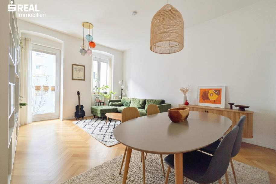 Moderne 2-Zimmer Wohnung im revitalisierten Altbau, Wohnung-kauf, 349.000,€, 1050 Wien 5., Margareten