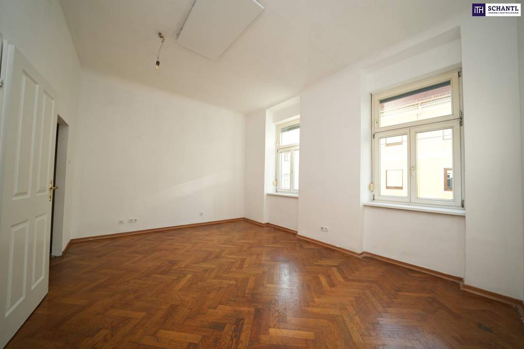 SENSATIONELLE GELEGENHEIT: Charmante Altbauwohnung mit Sonnen-Balkon und Fischgrätparkett! Klassisch-stilvoll wohnen im Grazer Trendviertel - ihre Traumwohnung wartet auf Sie!
