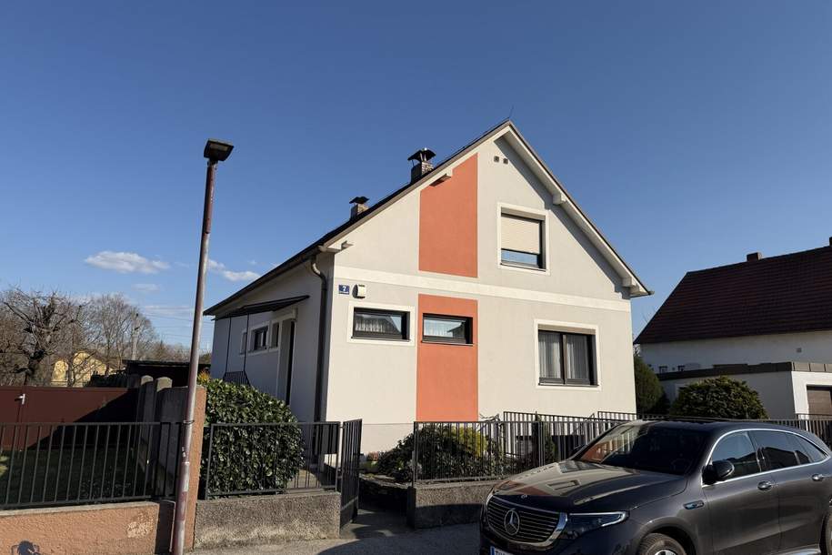 Einfamilienhaus mit ausgebautem Dachgeschoss, Vollkeller, Garage und sonnigem Garten in 3130 Herzogenburg / Oberndorf, Haus-kauf, 379.000,€, 3130 Sankt Pölten(Land)