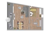 Mauer "Licht. Ruhe. Effizienz. Stilvolle Maisonette mit Südterrasse" | ZELLMANN IMMOBILIEN