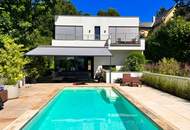 Exklusive Villa mit Möglichkeit für Praxis oder Office in absoluter Ruhelage am Waldrand mit Pool! Nähe Wien