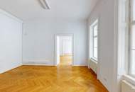 Altbaubüro mit Blick in den Resselpark