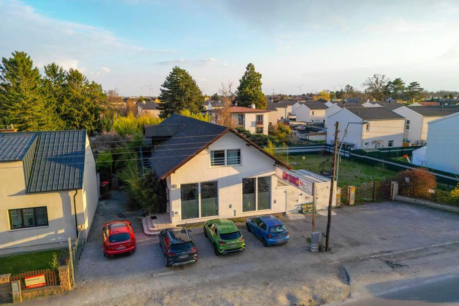 Wohnhaus mit Schwimmteich - 2 Wohneinheiten und Geschäft möglich, Haus-kauf, 649.000,€, 2231 Gänserndorf