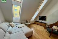 Rarität im Barock-Häuschen! Charmante Altbau-Dachgeschoss-Maisonette-Wohnung Nähe Augarten! Neben der U2! Wohngenuss auf 3 Ebenen mit Terrasse!
