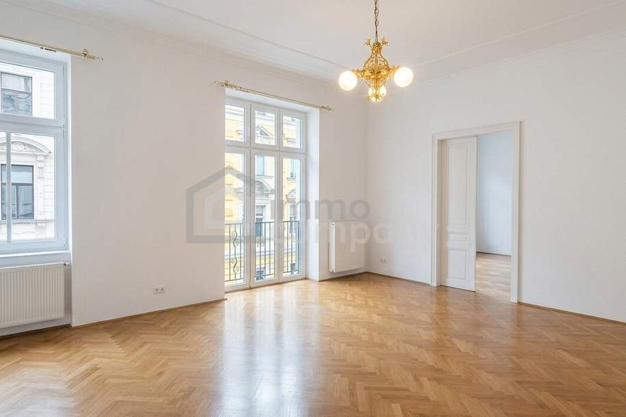 Repräsentative 5-Zi Altbau-Wohnung 158m², nahe Untere Belvedere, 2. Liftstock, 1030 Wien, Wohnung-miete, 2.900,00,€, 1030 Wien 3., Landstraße