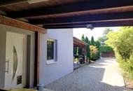 Neuwertiges, provisionsfreies, Einfamilienhaus (118m²) mit Jacuzzi und Schwimmteich in ruhiger Lage in Gänserndorf-Süd!