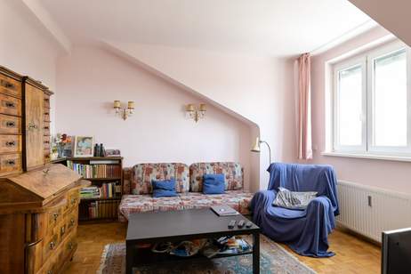 2 Zimmer Dachgeschosswohnung mit Lift und schönem Stadtblick!, Wohnung-kauf, 285.000,€, 1190 Wien 19., Döbling