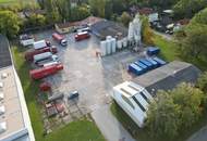 Betriebsobjekt mit großzügigen Freiflächen, Kaltlagerhallen und Büros