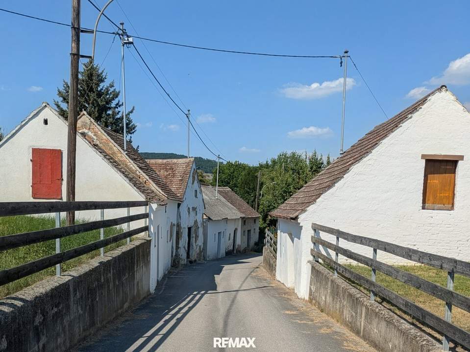 Traditionelles Presshaus mit angeschlossenem Gewölbe-Weinkeller