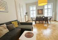 OPERNRING, STAATSOPER, klimatisierte 106 m2 Altbau, 3 Zimmer, Möblierung möglich, Extraküche, 2 Bäder, 4. Liftstock