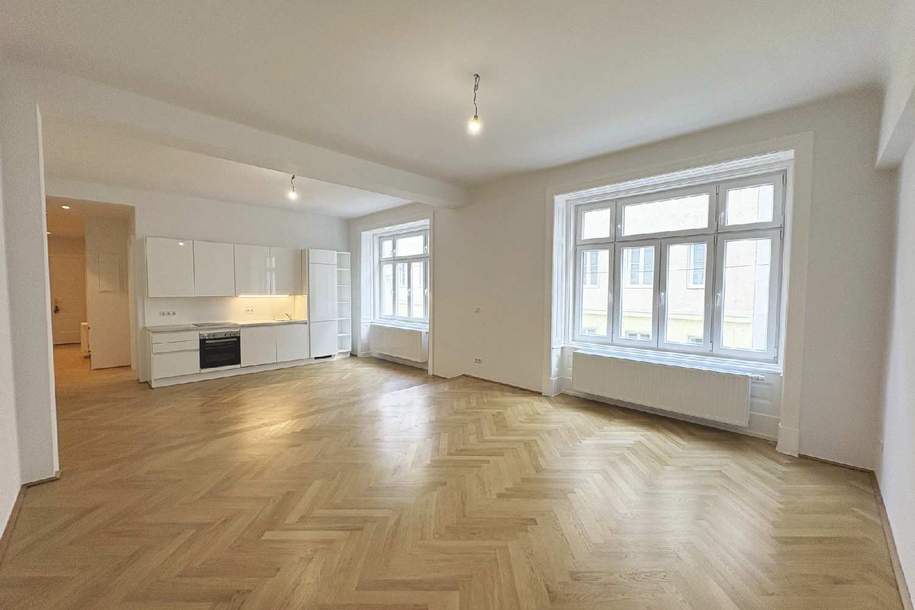ERSTBEZUG nach Sanierung - Stilvolle 3-Zimmer-Wohnung nahe dem Alten AKH!, Wohnung-miete, 1.995,00,€, 1080 Wien 8., Josefstadt