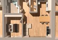 BRIX30 – Kompakte 2-Zimmer-Wohnung mit Balkon