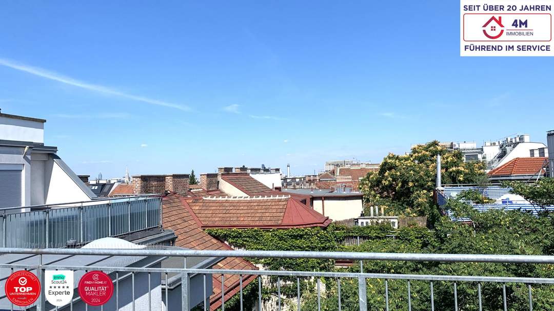 ⛱🏙 Blick auf Stephansdom: Ruheoase über den Dächern des 5. Bezirks 🏙⛱