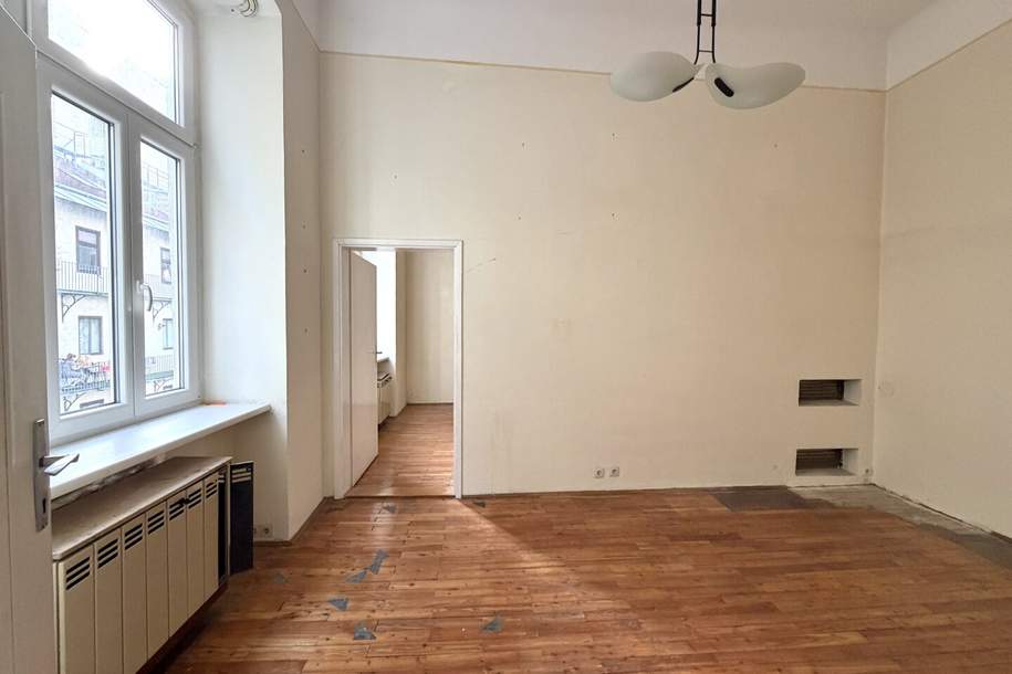 Altbaujuwel im Innenhof – Sanierungsbedürftige Wohnung in Hofruhelage!, Wohnung-kauf, 189.000,€, 1020 Wien 2., Leopoldstadt