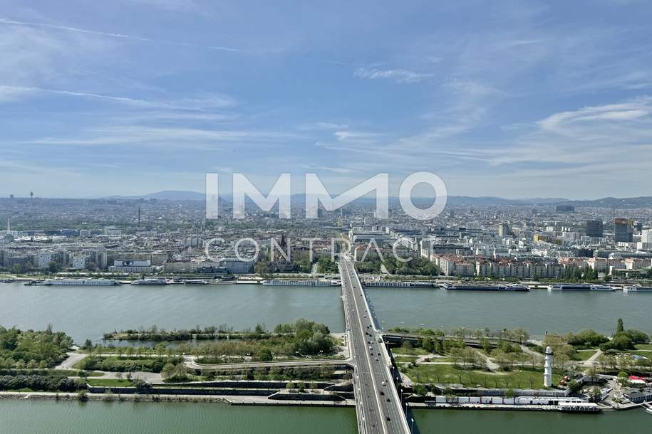 High-end four-room apartment with city views - DANUBEFLATS. The one and only, Wohnung-kauf, 2.330.000,€, 1220 Wien 22., Donaustadt