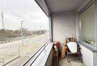 Donaupark nur einen Sprung entfernt: Möblierte 3 Zimmer mit Loggia!