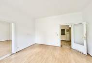 Brigittaplatz | Bezaubernde 2 Zimmer Altbau mit Potenzial &amp; Grünblick für unter € 3.650/m2