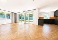 Haus-im-Haus-Gefühl: Exklusive 5 Zimmer-Maisonette mit Garten, hochwertiger Küche, tischler Einbaumöbeln und 3 Stellplätzen – provisionsfrei