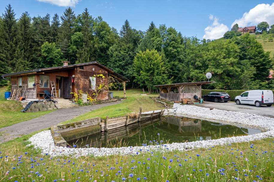 Freizeitgrundstück in ruhiger Lage mit Fischteichen!, Grund und Boden-kauf, 210.000,€, 8451 Leibnitz