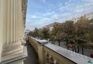 Repräsentative Altbau-Bürofläche mit Stuck, Deckenmalerei und Balkon
