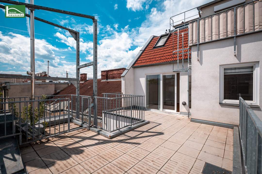 Nahe U3 & S-Bahn Ottakring - Moderne 2-Zimmer-Dachgeschosswohnung in ruhiger Spielstraße