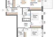 Bezugsfertige 3-Zimmer-Wohnung in Altmünster - in 2 Geh-Minuten am See und im Zentrum