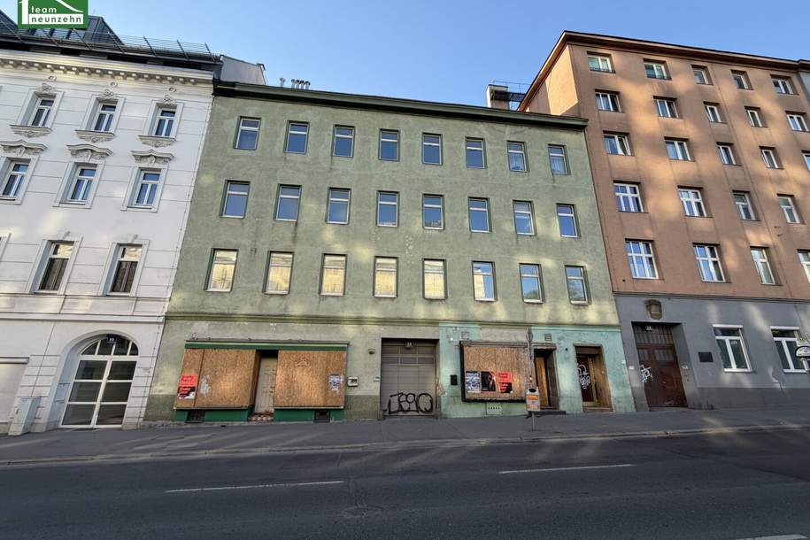 Für Projektentwickler! Bestandshaus bis auf 1 Einheit leerstehend! Entwicklungspotential!, Gewerbeobjekt-kauf, 1.560.000,€, 1100 Wien 10., Favoriten