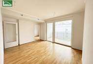 Attraktive 2-Zimmer-Neubau-Wohnung nahe S7 Kaiserebersdorf mit Süd-Loggia und gemeinschaftlicher Dachterrasse