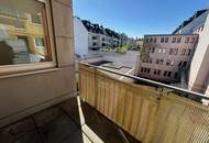 Hofseitige 1-Zimmer-Wohnung mit Balkon