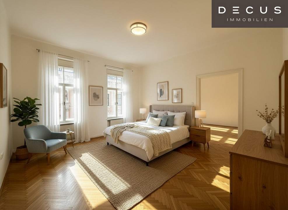 WUNDERSCHÖNE STADTWOHNUNG FÜR ALTBAULIEBHABER MIT BLICK INS GRÜNE | 3 ZIMMER | CA. 104 m² | 2.OG | GEIDORF | STADTPARK