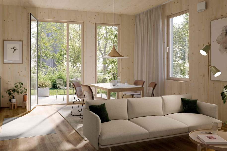 SÜDTIROLER QUARTIER - Sonnige Gartenwohnung mit Blick in die "grüne Mitte"!, Wohnung-kauf, 702.000,€, 5020 Salzburg(Stadt)