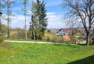 Großflächiges Grundstück mit Weitblick